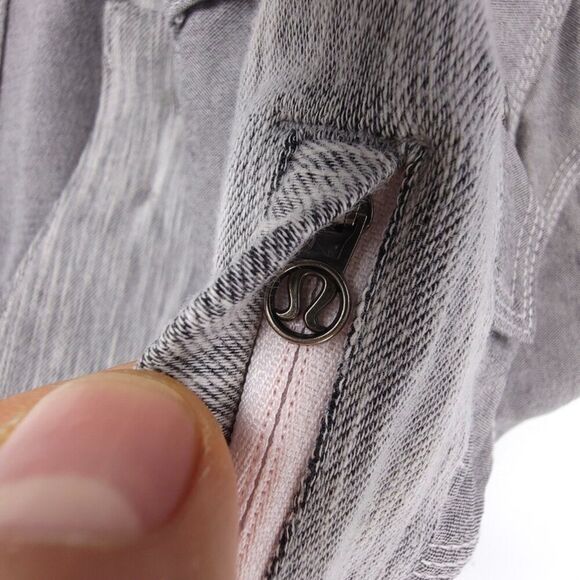 LULULEMON Pedal Power Pants Commuter Cycling Biking Neutral Blush Gray Womens 6 - Picture 8 of 8